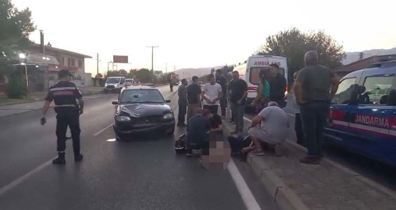 Aydın’da otomobilin çarptığı yaya can verdi