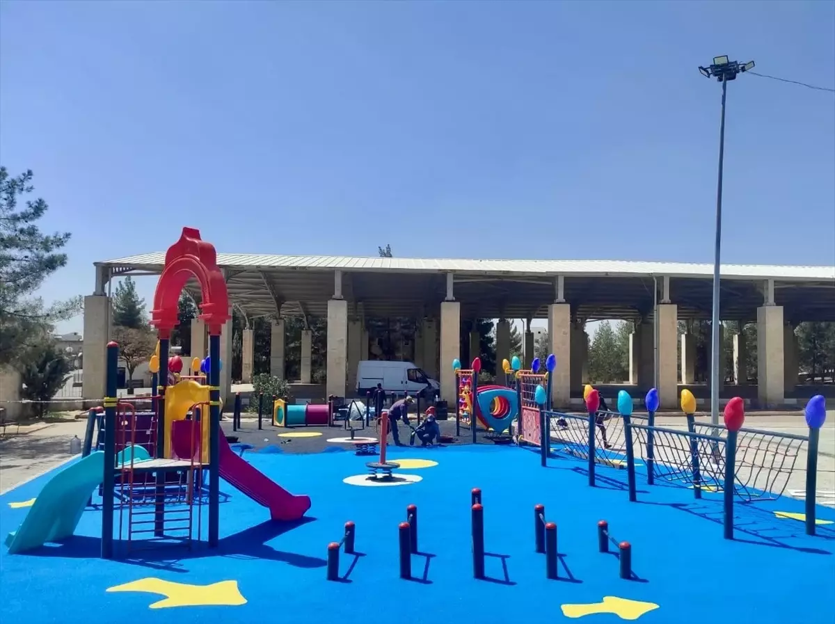 Midyat’ta Park Yenileme Çalışmaları