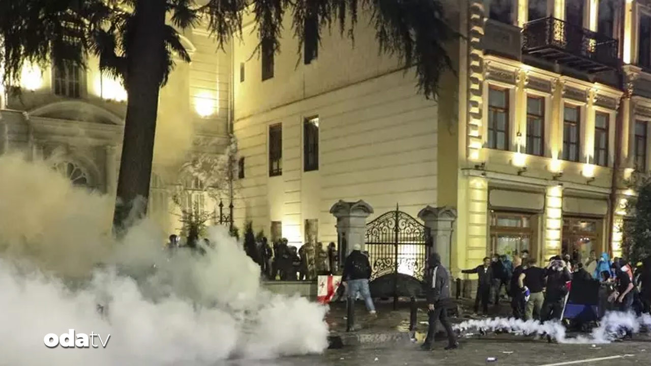 Gürcistan’da seçim protestosu